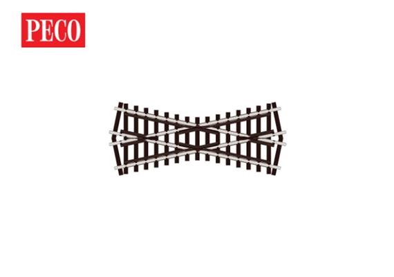 Peco SL-93 Cd100 24° Kreuzung, R 800mm - H0 (1:87)