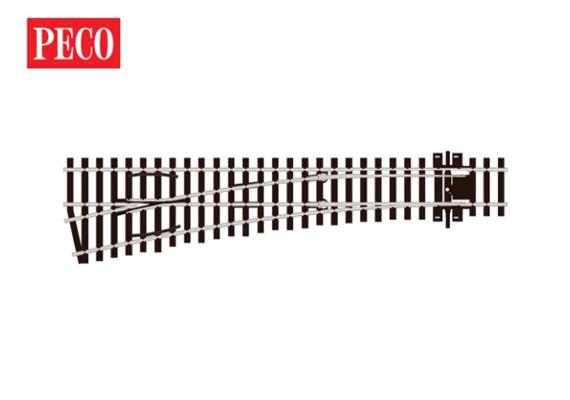 Peco SL-E196 Weiche links mittlerer Radius Cd 75 electrofrog