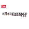Peco SL-E388 Weiche rechts großer Radius, lang, R914 mm, Code 80 - N (1:160)