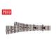 Peco SL-E399F 3-Wege-Weiche, mittlerer Radius, Code 55, electrofrog - N (1:160)