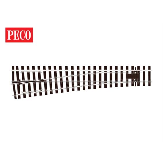 Peco SL-E792BH 0 mittlere Weiche links Code 124