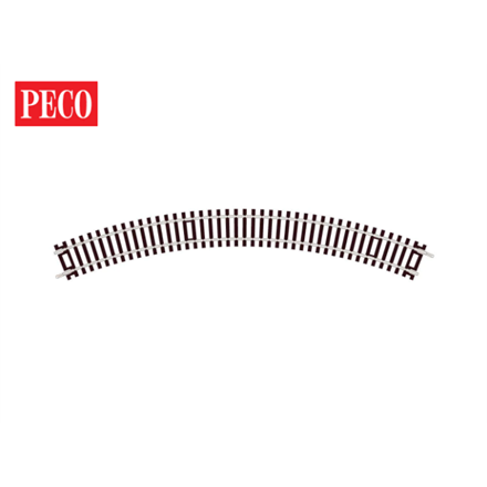 Peco ST-221 Gleis gebogen Radius 1 (371 mm, 45°, 1/8) Cd. 100 - H0 (1:87)