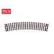 Peco ST-225 Gleis gebogen Radius 2 (438 mm, 22,5°, 1/16) Cd. 100 - H0 (1:87)