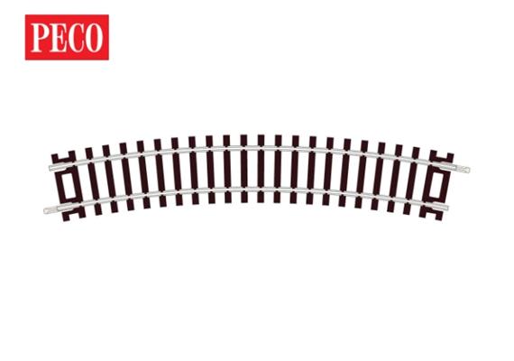 Peco ST-225 Gleis gebogen Radius 2 (438 mm, 22,5°, 1/16) Cd. 100 - H0 (1:87)