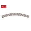 Peco ST-226 Gleis gebogen Radius 2 (438 mm, 45°, 1/8) Cd. 100 - H0 (1:87)