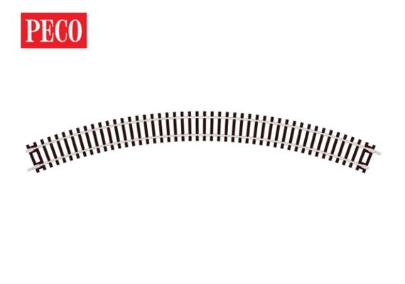 Peco ST-226 Gleis gebogen Radius 2 (438 mm, 45°, 1/8) Cd. 100 - H0 (1:87)