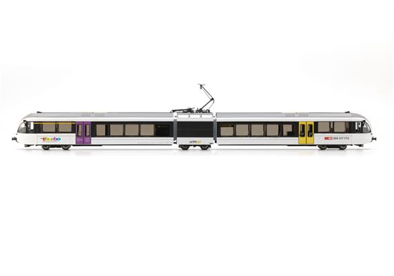 PIKO 27504 SBB Gtw 2/6 Thurbo 3teilig 733-1 mit 2 Stromabnehmern, DC 2L, dig./Sound - H0 | Bild 2