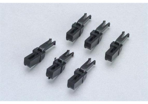 PIKO 56042 Ganzzug-Kurzkupplung starr, 6 Stück - H0 (1:87)