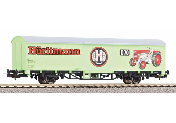 PIKO 58799 Gedeckter Güterwagen "Hürlimann Traktoren" SBB VI - H0 (1:87)