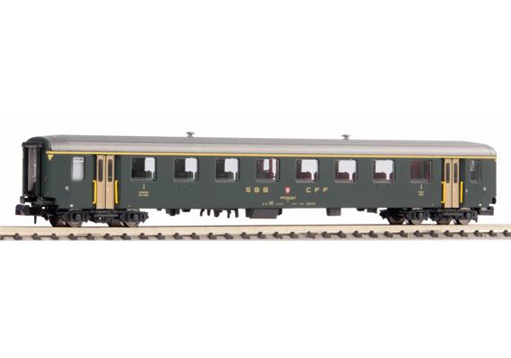 PIKO 94380 SBB Personenwagen EWI 1.Klasse grün, alte Schrift, Ep. IV - N (1:160) | Bild 1