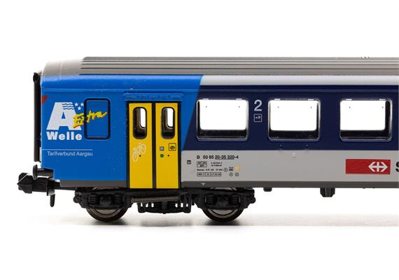 PIKO 94462 SBB N-Set 5-tlg. RE ZUGKRAFT AARGAU, 1x BDt, 1x A, 3x B, Ep. V - N (1:160) | Bild 6