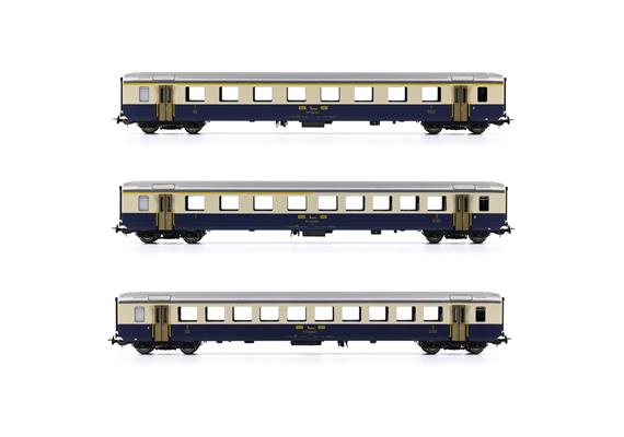 PIKO 96094 BLS 3er Set EW I A, AB, B mit Mittelschrift und Handgriffen, Ep. IV, DC - H0 | Bild 1