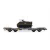 PIKO 96281 SBB Panzertransportwagen Slmmps 001-5, mit M113, Ep. VI - H0 (1:87)