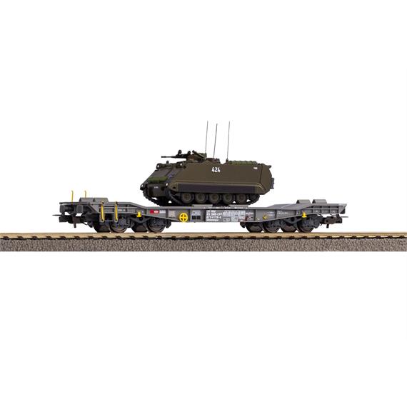 PIKO 96697 SBB Panzertransportwagen SBB Ep.V, mit M113 - H0 (1:87)