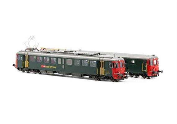 PIKO 96852 SBB RBe 4/4 1447+ BDt EW II mit roter Stirnfront, DC-Sound Ep | Bild 4