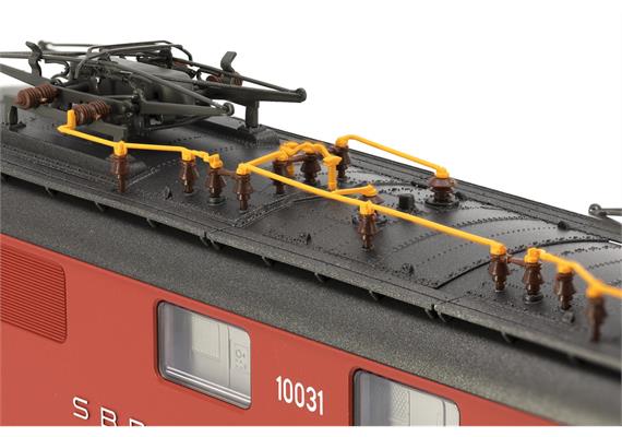 PIKO 96879 SBB Re 4/4 l 10031 rot, 2. Serie, Wechselstrom digital mit Sound, H0 (1:87) | Bild 6