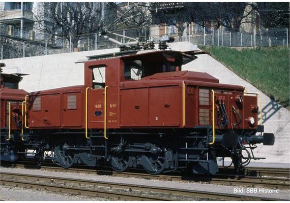 PIKO 97582 SBB E-Rangierlok Ee 3/3 II 16515 nach Übernahme SNCF, DC 2L, digital/Sound - H0