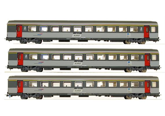 PIKO SNCF Alsace "Corail" 3er Set Tpy VTU