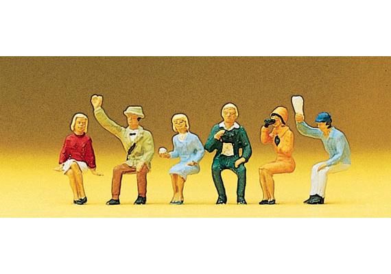 Preiser 10025 sitzende Zuschauer - H0 (1:87)