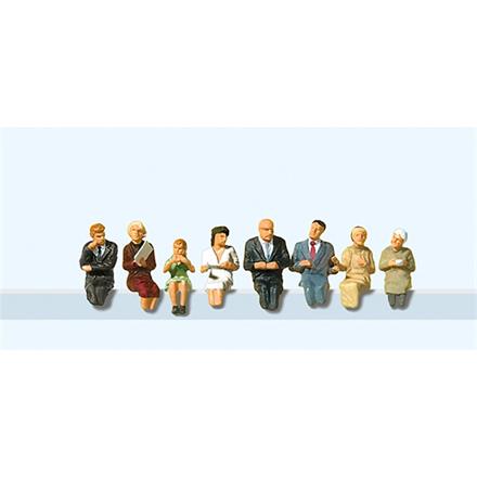 Preiser 10299 Sitzende Fahrgäste für Speisewagen - H0 (1:87)