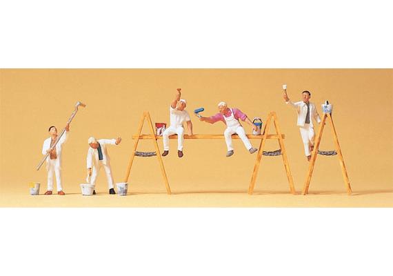 Preiser 10478 Maler, Zubehör - H0 (1:87)