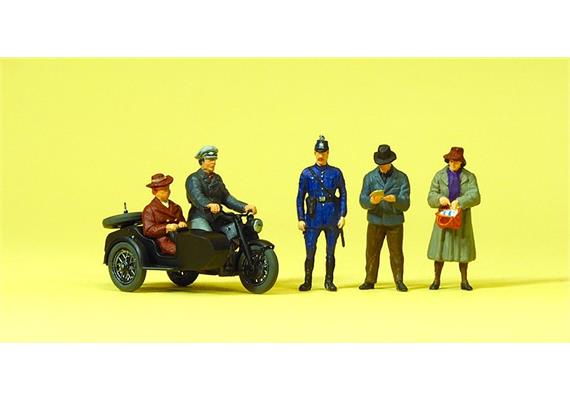 Preiser 10565 Motorrad Zündapp KS 750 mit Beiwagen HO