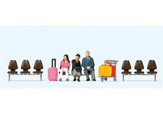 Preiser 10661 Reisende wartend - H0 (1:87)