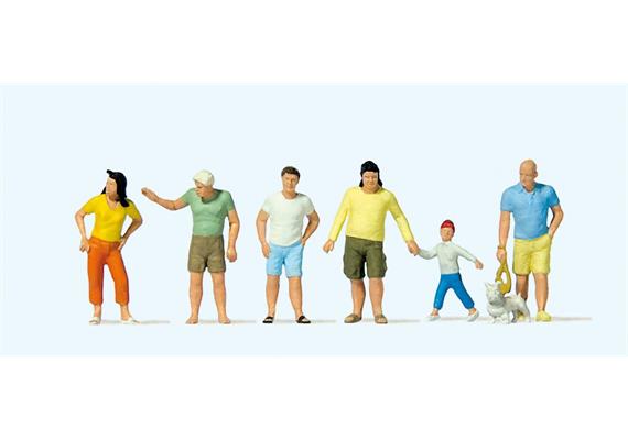 Preiser 10672 Passanten, sommerlich gekleidet - H0 (1:87)