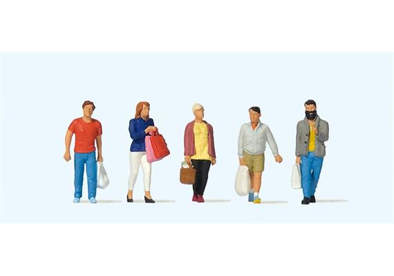 Preiser 10673 Shopping - H0 (1:87)