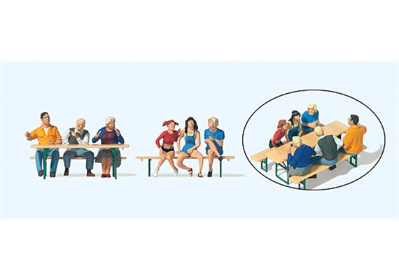 Preiser 10783 Weinfest (3), H0 (1:87)