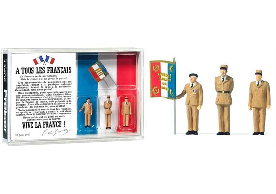 Preiser 13406 80. Jahrestag Charles de Gaulles Appell vom 18. Juni 1940, H0 1:87