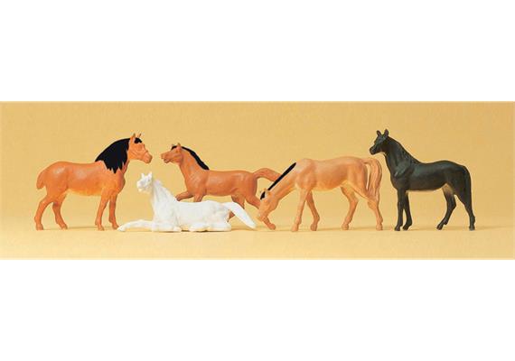 Preiser 14150 Pferde - H0 (1:87)