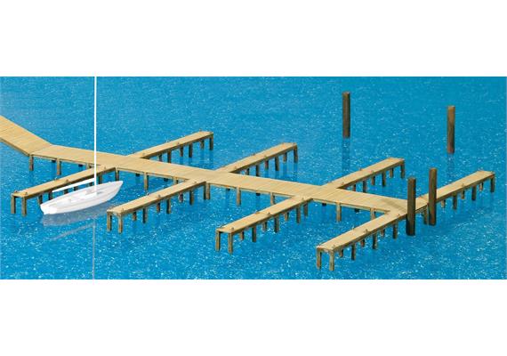 Preiser 17315 Bootstege, Bausatz HO