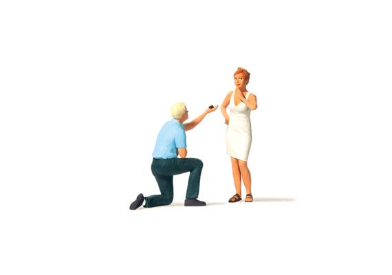 Preiser 44932 Heiratsantrag mit Ring G