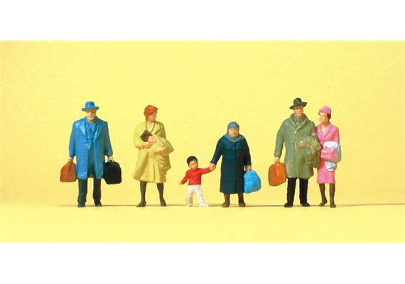 Preiser gehende Reisende