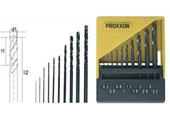 Proxxon 28 874 HSS-Spiralbohrersatz DIN 338 10-teilig (0,3 bis 3,0 mm) | Bild 2