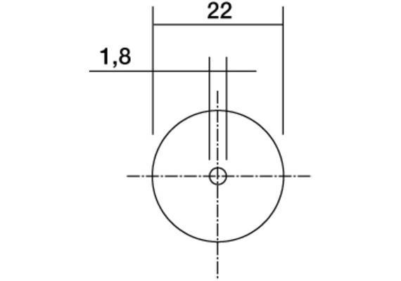 Proxxon 28810 Trennscheiben 22 x 0,7mm, 10 Stück und 1 Träger | Bild 3
