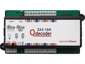 Qdecoder QD114 Standart Motorenweichendecoder Qdecoder ZA2-16N (mit Schraubanschlüssen)