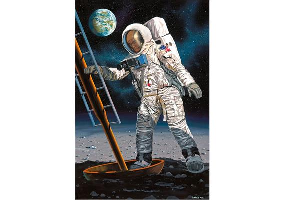 Revell 03702 Apollo 11 Astronaut on the Moon (50Y. Moon Landing) 1:8 | Bild 1