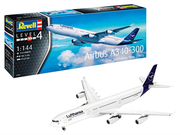 Revell 03803 A340-300 Lufthansa New Livery - Massstab 1:144