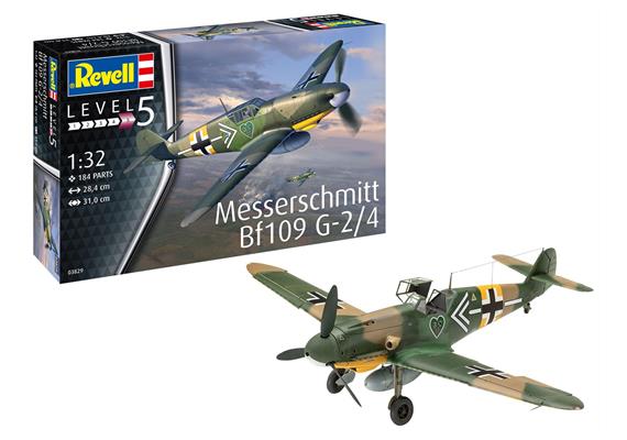Revell 03829 Messerschmitt Bf109G-2/4 - Bausatz - Massstab 1:32 | Bild 1