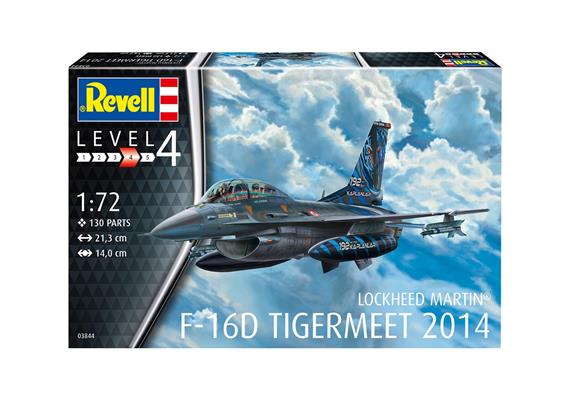 Revell 03844 Lockheed Martin F-16D Tigermeet 2014 - Massstab 1:72 | Bild 1