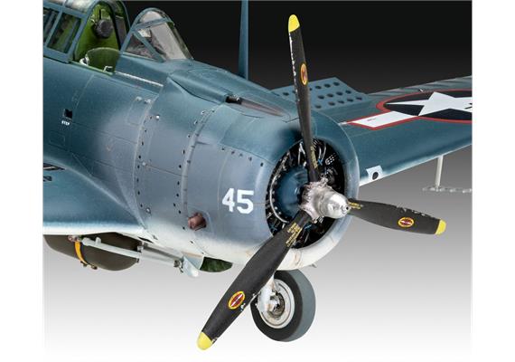 Revell 03869 SBD-5 Dauntless Navyfighter, Bausatz, Massstab1:48 | Bild 3