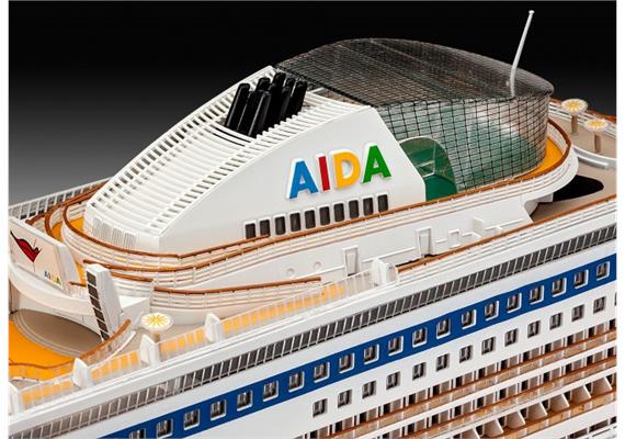 Revell 05230 Cruise Ship AIDA (AIDAblu, sol, mar or stella) - Massstab 1:400 | Bild 4
