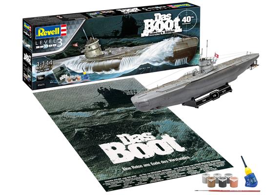 Revell 05675 Gift Set Movie Set DAS BOOT 40th Anniversary - Maßstab: 1:144 | Bild 1