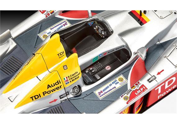 Revell 05682 Geschenkset Audi R10 TDI LeMans + 3D, Maßstab: 1:24 | Bild 4