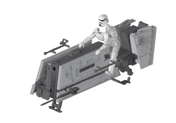 Revell 06768 STAR WARS "Imperial Patrol Speeder" mit Sound | Bild 2