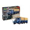 Revell 07580 Büssing 8000 S 13 mit Trailer Platinum Edition - Massstab (1:24)