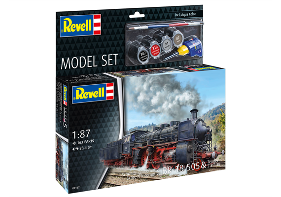 Revell 62167 Model Set Schnellzuglokomotive BR18505 mit Tender - Massstab 1:87 | Bild 2