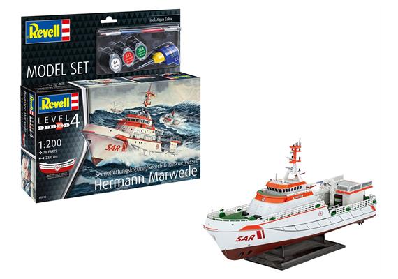 Revell 65812 Model Set Hermann Marwede - Massstab 1:200 | Bild 1